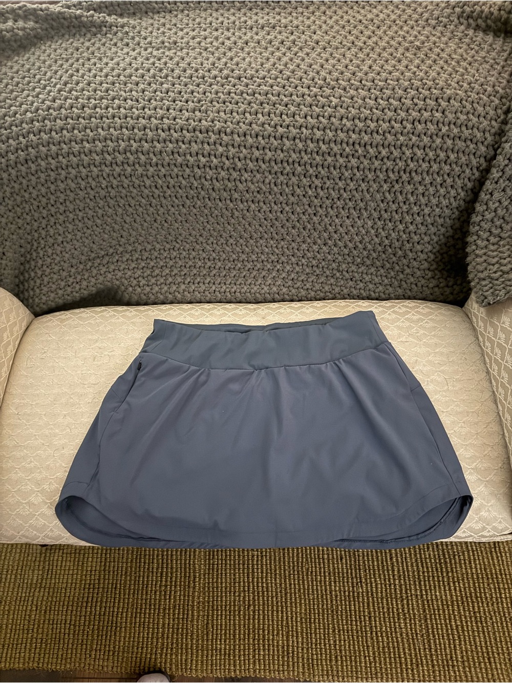 Free Fly Apparel Slate Blue Athletic Skort